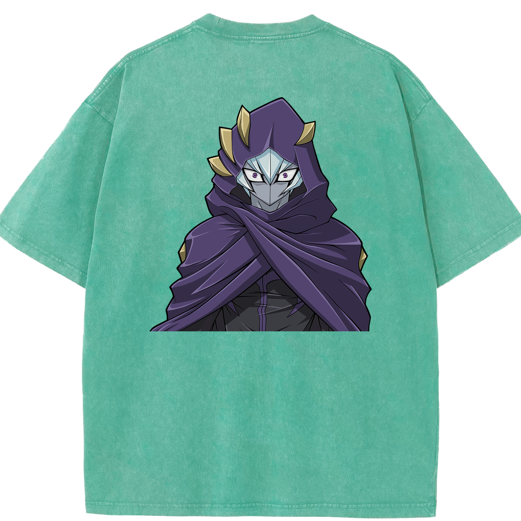（画像用） 遊☆戯☆王 Yu-Gi-Oh! 綿100% ヴィンテージ風 半袖Tシャツ（背面プリント）